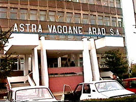 Intrarea principala de la Astra - Vagoane - Virtual Arad News (c)1999