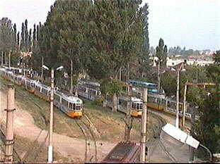 Depoul de tramvaie Arad - Virtual Arad News (c) 1999