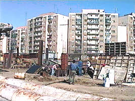 Au inceput lucrarile la subtraversarea de la Strada Voinicilor - Virtual Arad News (c)2000