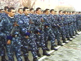 Depunerea juramantului la Unitatea de jandarmi Vladimirescu