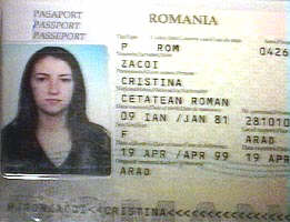 Aradeanca Cristina Zacoi este internata in spital