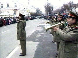 Deschiderea paradei militare de Ziua Nationala