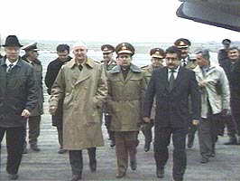 Ministrul Ioan Mircea Pascu a facut o scurta vizita la Arad