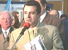 Presedintele CCIA Arad - Nicolae Bacanu sustine necesitatea unui pavilion expozitional - Virtual Arad News (c)2001