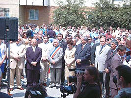 Organizare impecabila la intalnirea cu Adrian Nastase - Virtual Arad News (c)2002