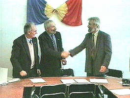 Proiectul ecologic a fost semnat de delegatii aradeni si cei din Bergamo