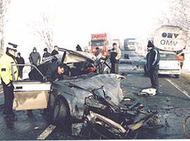 Accident grav pe "Drumul Timisorii"