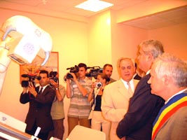 Aparatura de ultima ora a fost apreciata si de premierul Adrian Nastase