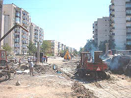 Finalizarea lucrarilor la pasajul de la Micalaca a fost amanata - Virtual Arad News (c)2003
