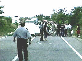 In accidentul de la Sag doua persoane si-au pierdut viata