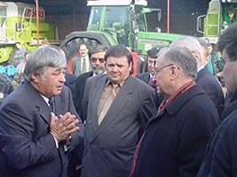 Intalnire Iliescu-Musca la Combinatul Agroindustrial Curtici