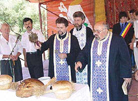 Pita de Pecica a fost sfintita de preoti