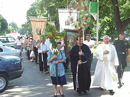 Procesiunea credinciosilor romano-catolici la Arad