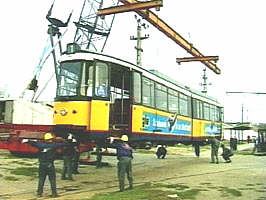 Sambata inca 13 garnituri de tramvaie au sosit din Germania