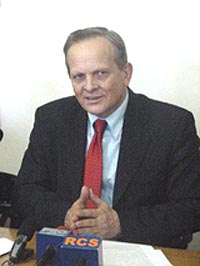 Theodor Stolojan este in vizita prin judetul Arad
