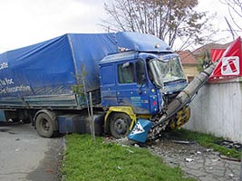 Accident de circulatie pe strada Andrei Saguna