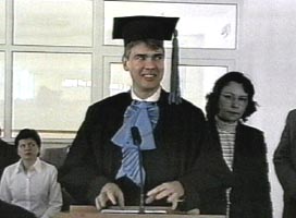 Ambasadorul SUA - Michael Guest dupa decernarea Titlului de "Doctor Honoris Causa"