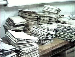 Datorita conditiilor necorespunzatoare arhiva CJA este in pericol de degradare