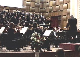 Italianul Francesco de Masi a dirijat Corul Filarmonicii din Arad