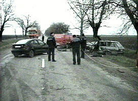 Pe soseaua Arad-Siria s-a produs din nou un grav accident