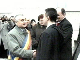 Primarul Burdan a fost felicitat si de ministrul Ovidiu Branzan