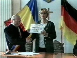 Susanne Kastner a devenit recent cetatean de onoare a Lipovei