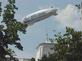 Un zeppelin a survolat spatiul aerian al Aradului