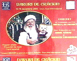 Afisul Targului "Daruri de Craciun"