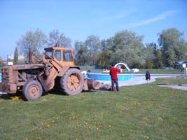 La Strand au inceput lucrarile de igienizare - Virtual Arad News (c)2005