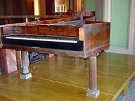 Pianul lui Franz Liszt a fost expus in holul Filarmonicii