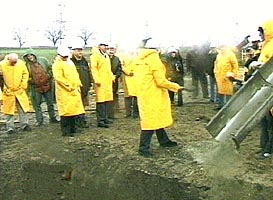 Prima bena de beton a fost turnata la fundatia supermagazinului Selgros din Arad