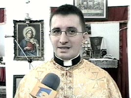 Tanarul preot greco-catolic Ciprian Muresan a slujit si alaturi de Papa Ioan Paul al II-lea la diferite ocazii