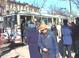 Tramvaiele spre Ghioroc sunt in permanenta aglomerate