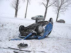 Accident in apropiere de localitatea Andrei Saguna