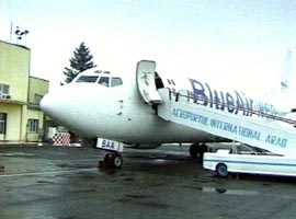 Aeroportul Arad a fost redeschis pentru cursele companiei Blue Air spre Verona