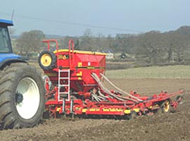 Apropape trei sferturi din terenurile agricole din judet au fost insamantate