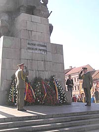 Depunere de coroane cu ocazia Zilei Armatei Romane