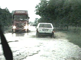 Ploile de marti dupa masa au produs inundatii