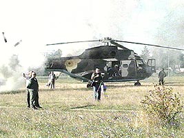 Simulare accident de elicopter in apropiere de CET