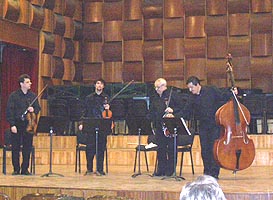 Cvartetul de coarde "Ziridava" pe scena Filarmonicii