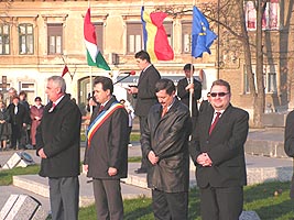 De ziua nationala a maghiarilor la Monumentul Libertatii au participat si oficialitatile aradene