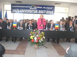 Deschiderea anului universitar 2007-2008 la UAV