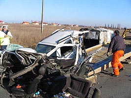 Grav accident cu victime langa Timisoara