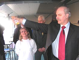 Octavian Belu a inaugurat cel mai modern poligon de tir