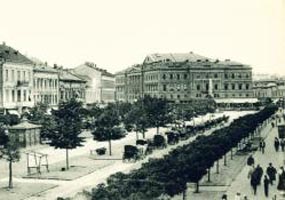 Centrul vechi al Aradului la sfarsitul secolului XIX