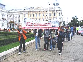 Manifestatie impotriva accidentelor