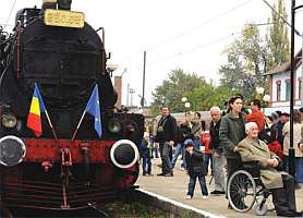 Mecanicul trenului cu care Regele Mihai a plecat in exil a fost prezent la defilarea locomotivelor care a avut loc zilele trecute la Arad