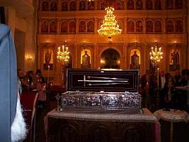 Moastele Sfantului Ioan Gura de Aur se afla la Catedrala Noua de la Podgoria