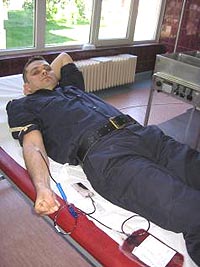 Pompierii aradeni au donat sange