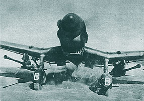 Ju-87, echipat cu tunurile antitanc de 37 mm